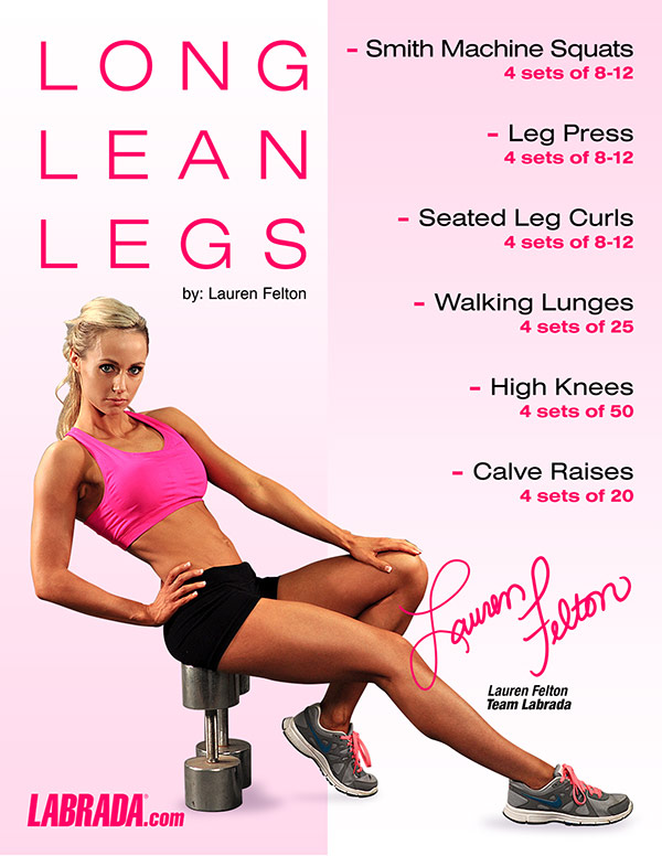 LONG LEAN LEGS WORKOUT 