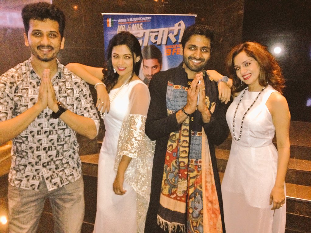 RjAbhee's tweet photo. साउथ मसाला आणि मराठी गोडवा #mrandmrssadachari @IamSadachari @PrarthanaBehere @vaibbhavt @ankurkakatkar https://t.co/3OkXnG6Dfe