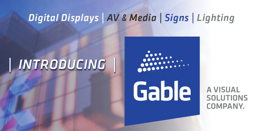Gable on Twitter "Introducing Gable, A Visual Solutions Company. One