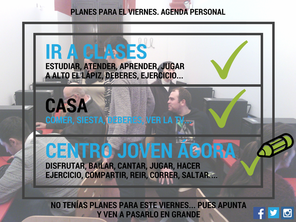 Apuntaos a nuestro plan del viernes! Os esperamos ;)