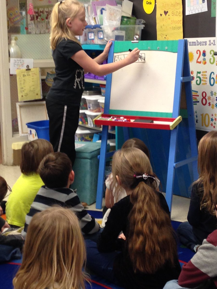 Kylie did a good job solving our teeth question. She counted by 2's.