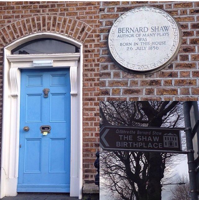 Visiting the birthplace of George Bernard Shaw... has anyone else visited any #literarylandmarks these holidays? 📚📚
