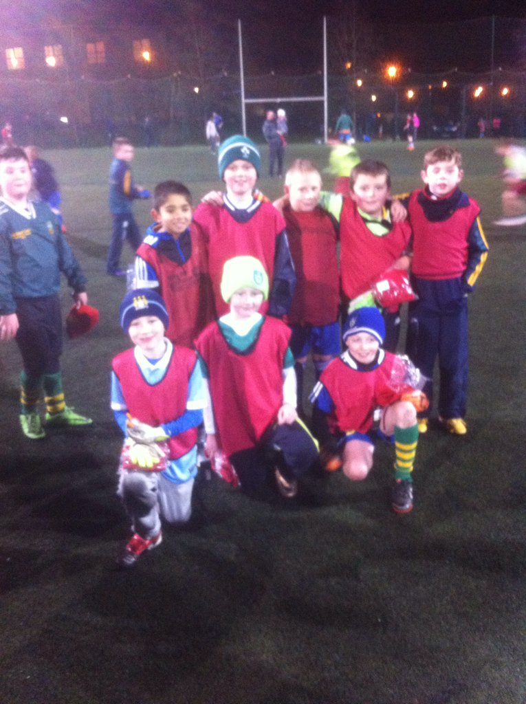 PaulPcaery's tweet photo. Well done to the winning team of the Winter League, Mayo. They received their under armour as a prize tonight. https://t.co/HqlT9mn8T6
