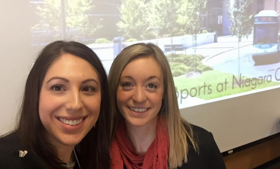 niagaracollege's tweet photo. Laura & Lauren are representing @GetInvolvedNC at @AlgonquinColleg today: https://t.co/WiZyE9kNVS #GetInvolvedNC https://t.co/RGoIHxJ5Q9
