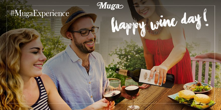 #Thursday is always worth waiting for: uncork a bottle of Muga and celebrate with us #InternationalDrinkWineDay  :-)