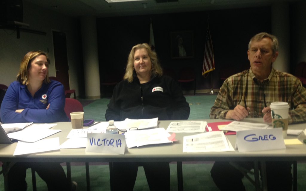 One #RedCross practicing our teach backs so that we can be ready to prepare others ❤️RedCross❤️