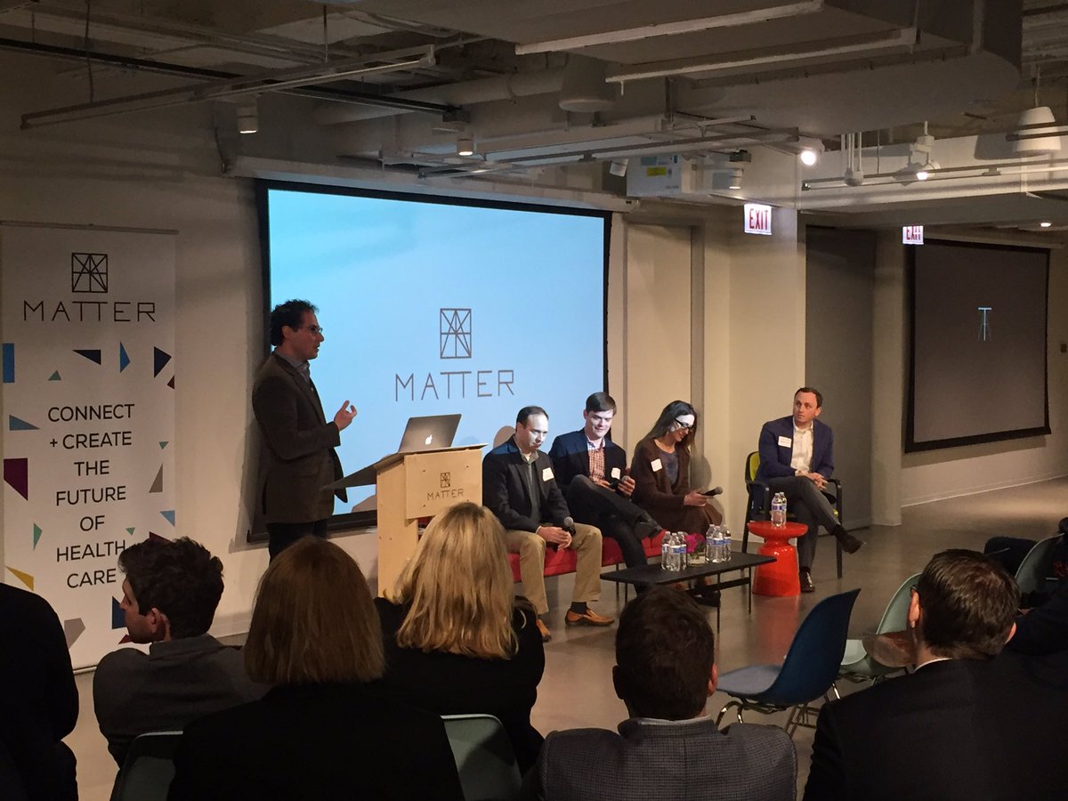 polskycenter's tweet image. Great to see Polsky company @MarkitMedical on a panel talking about @MATTERChicago&apos;s first year!