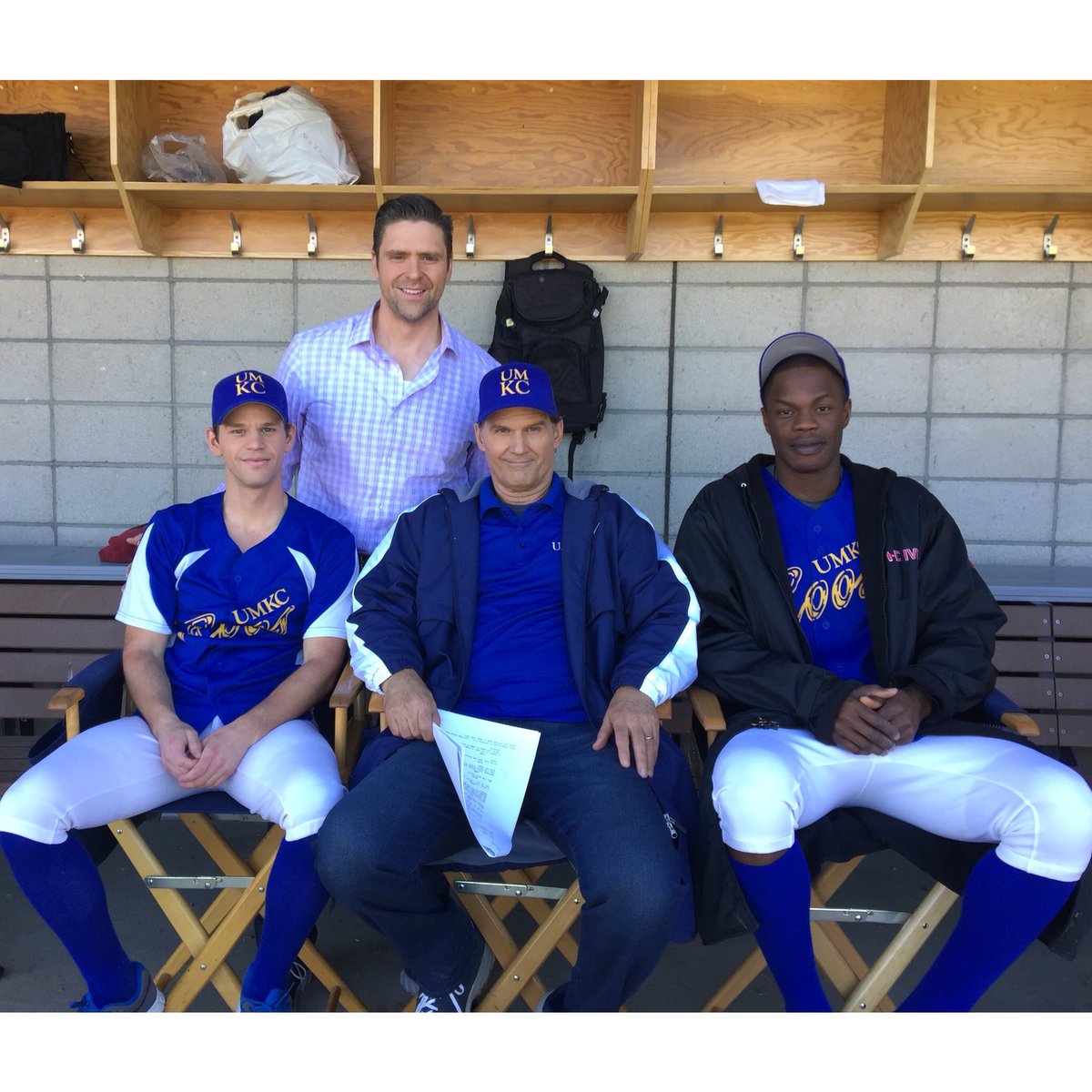 andrewlukich's tweet photo. Back on #SwitchedatBirth with @DWMoffett and @SamOAdegoke!  Play ball! https://t.co/r4cyzM2x9o