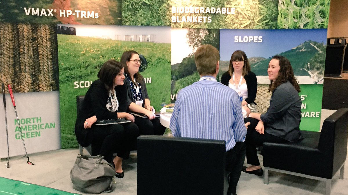 erica_holloway's tweet photo. Thanks for a fun editorial chat @SWSmag @ScrantonGC! @TensarCorp #ECCON2016 #green https://t.co/b3h4Rq1gE6