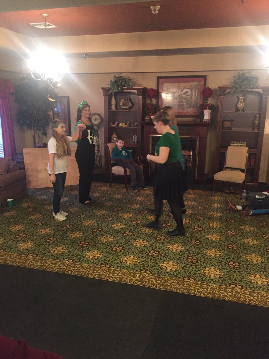 MillPondHC's tweet photo. Brooke T and Candice T learning how to do an Irish dance! https://t.co/6W6yRCDmiS