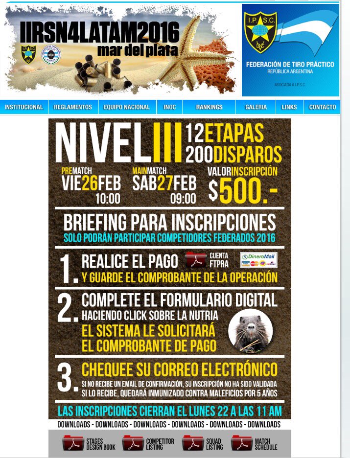 ipsc_argentina's tweet photo. Nivel 3 en Mar del Plata. 2da. Fecha Selectiva https://t.co/LNaRqZDQ4P