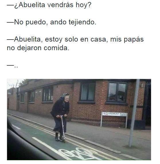 los40mx's tweet photo. Abuela al rescate #Viral40 https://t.co/grshlKhr9W