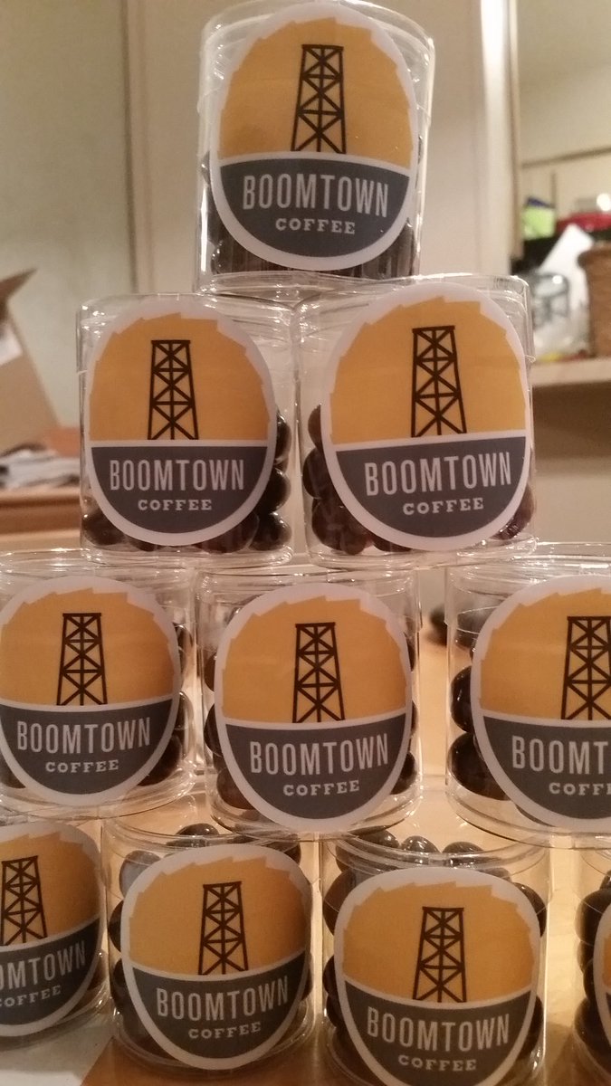 Preppin the swag bags for <a href="/CaffeineCrawl/">Caffeine Crawl</a>  w <a href="/TheAbstractAnna/">Abstract Anna</a> and <a href="/roastermatt/">Matthew D Toomey</a> #chocolatecoveredespressobeans #boom