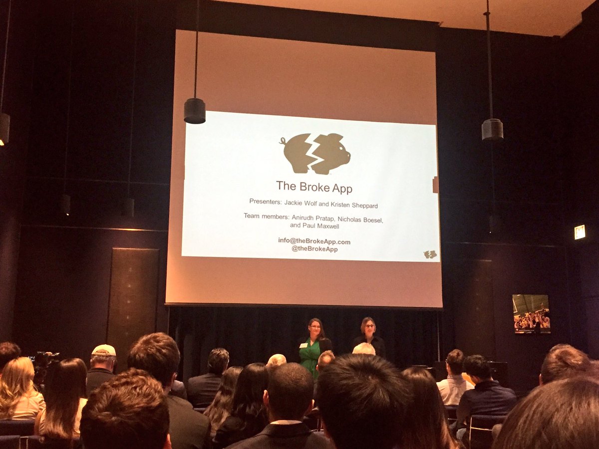 TechArb's tweet photo. @TheBrokeApp sharing how they're helping millennials better budget their lives #TechArbShowcase #FemaleFounders https://t.co/X9Qh6xwV8U