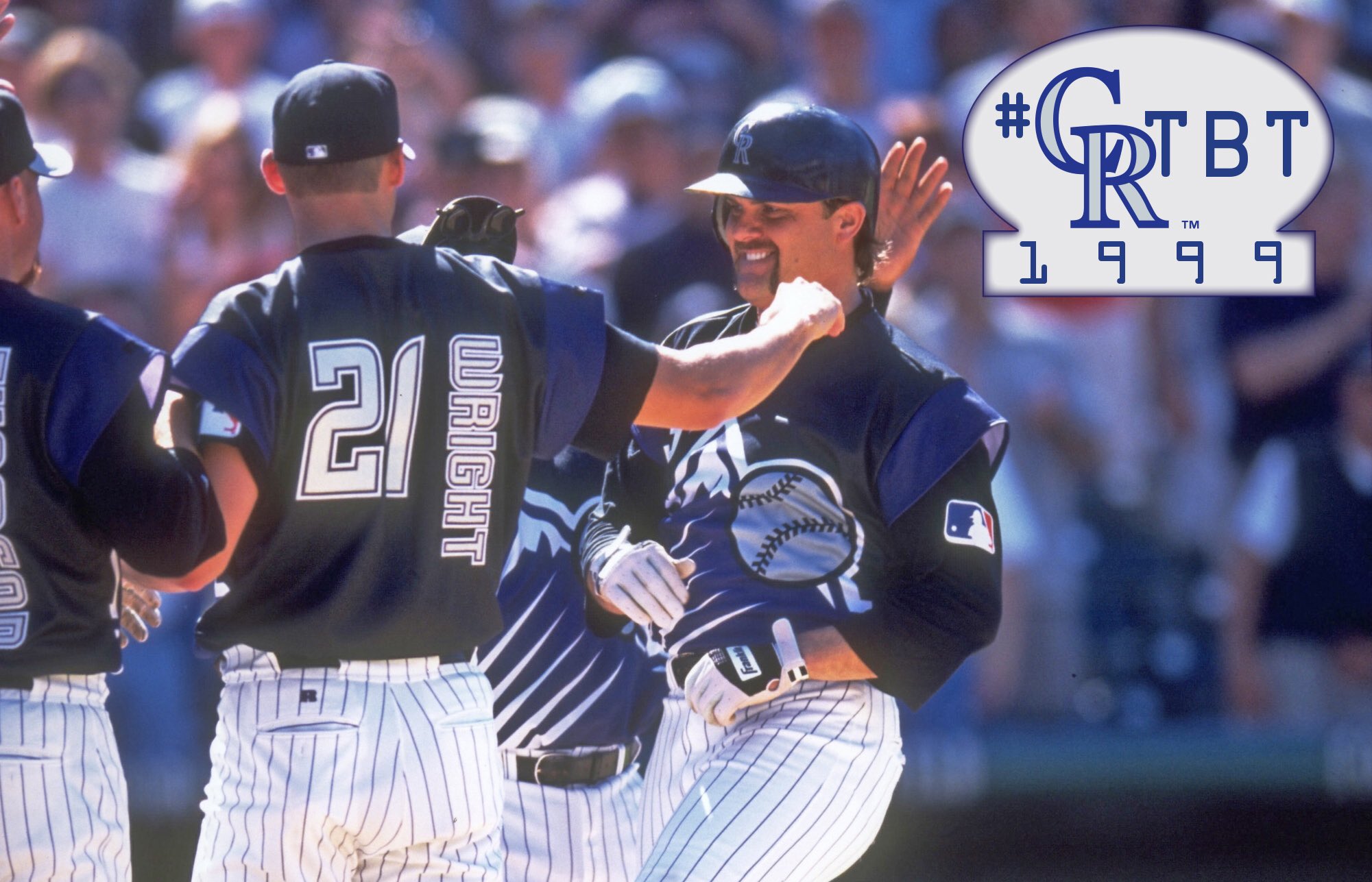 Colorado Rockies on X: 8/18/99 – Turn Ahead the Clock! Larry Walker hits a  #walkoff 3-run HR wearing the best jersey of all time. #CRTBT   / X