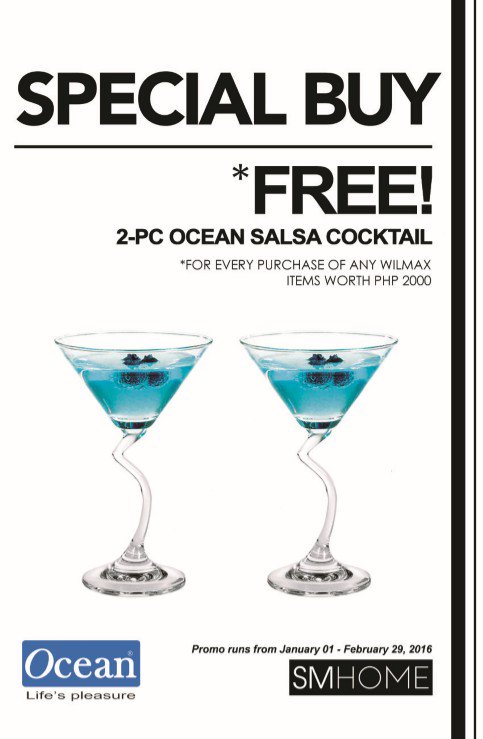 worldclassPH's tweet image. PERFECT DINNER! buy any WlLMAX worth 2,000 &amp;amp; get 
2pc cocktail glass for FREE!