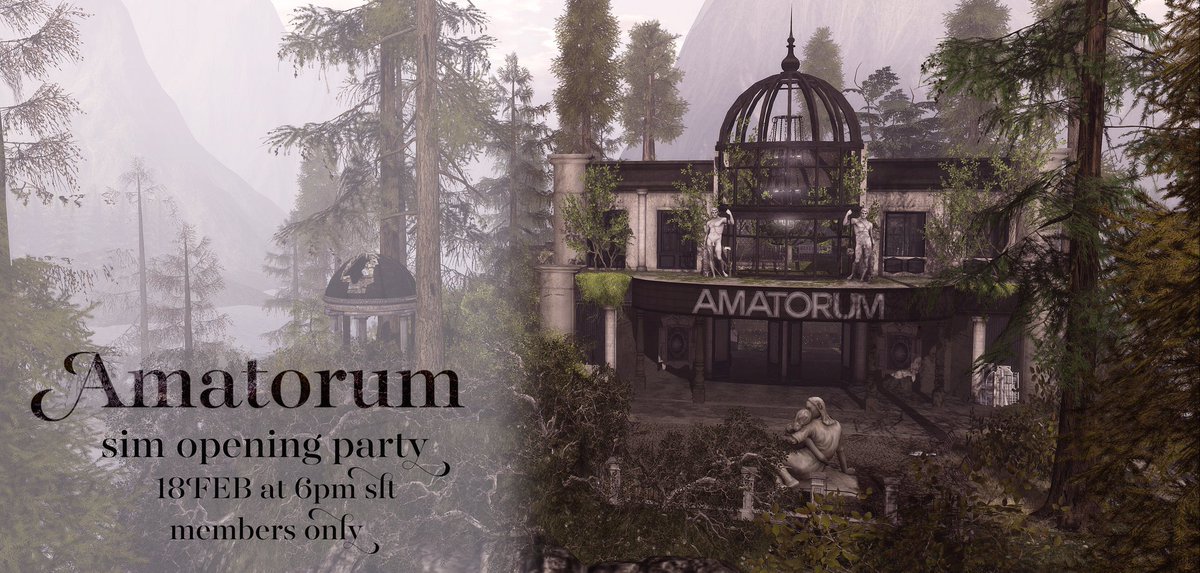 DJMarcoSL's tweet photo. @AmatorumSL Opening Party! 
6-8pm slt w @DJMarcoSL
Come as you are and celebrate with us!
https://t.co/fv3p2zRvKj https://t.co/M3KlFB7Qlh