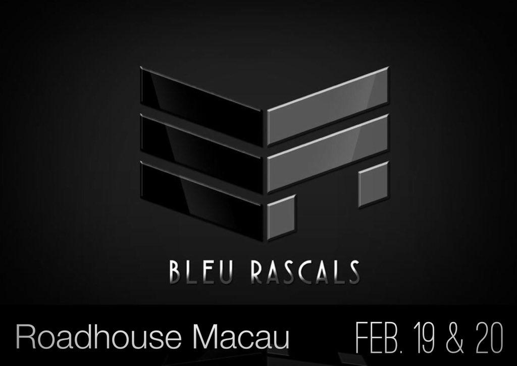 Check out our newest logo! New sound coming your way. 👍

Roadhouse Macau tonight and tomorrow! 

#bleurascals
