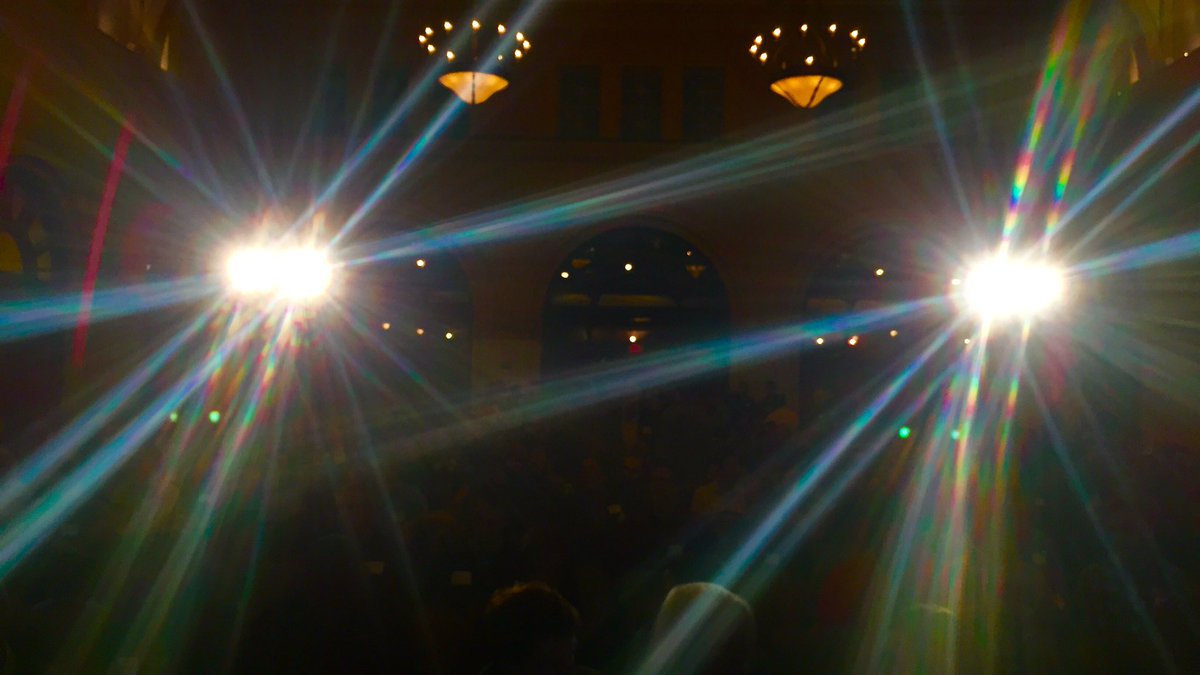 Ech03's tweet photo. We always show you the audience view, but if u ever wondered what the presenters view is like #MinneDemo https://t.co/bLaPoonBG4