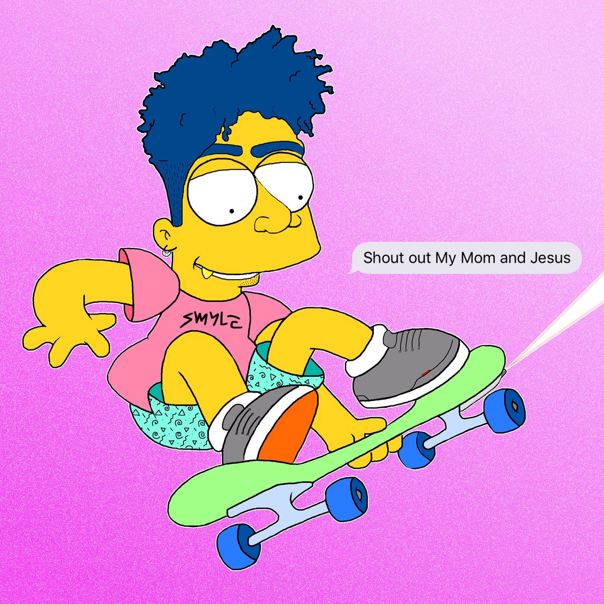 SuperDuperKyle's tweet photo. shout out my momma and Jesus https://t.co/qgF5V5t1uf