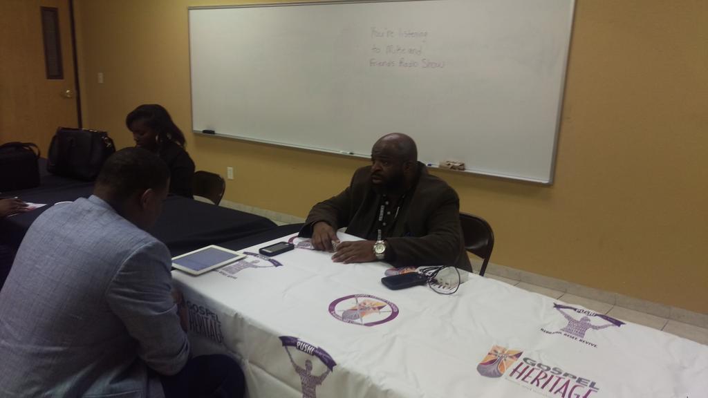 Thanks <a href="/AsaphWard/">asaphaward</a> for taking time to stop by the "press room" to talk about your involvement with #GH2016 #IWS2016