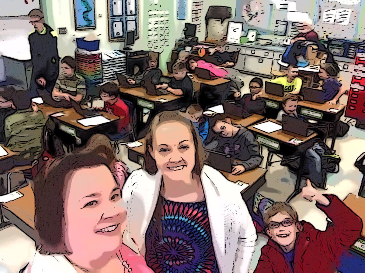 mskcaro's tweet photo. Coders at work. @ashleyn627 #SchallCode #CS4all #macul16 https://t.co/bkKlxH05Ka