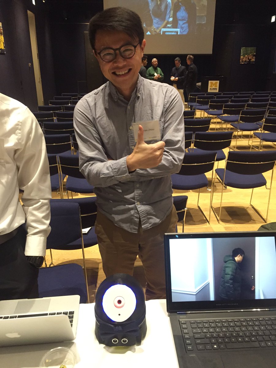 TechArb's tweet photo. Dinghao and the @Robot_Nova team are breaking new ground with their Nova robot #TechArbShowcase https://t.co/a1FB5YegaL