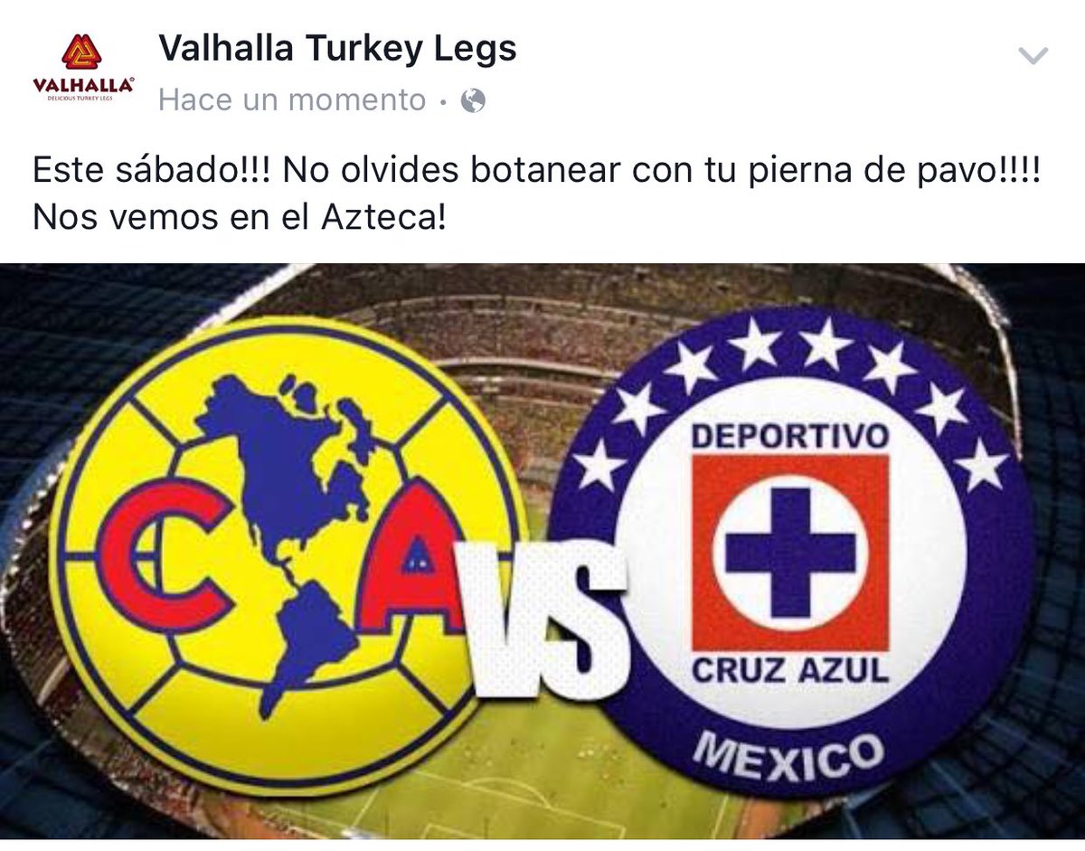 Nos vemos en el Azteca este sábado!!!