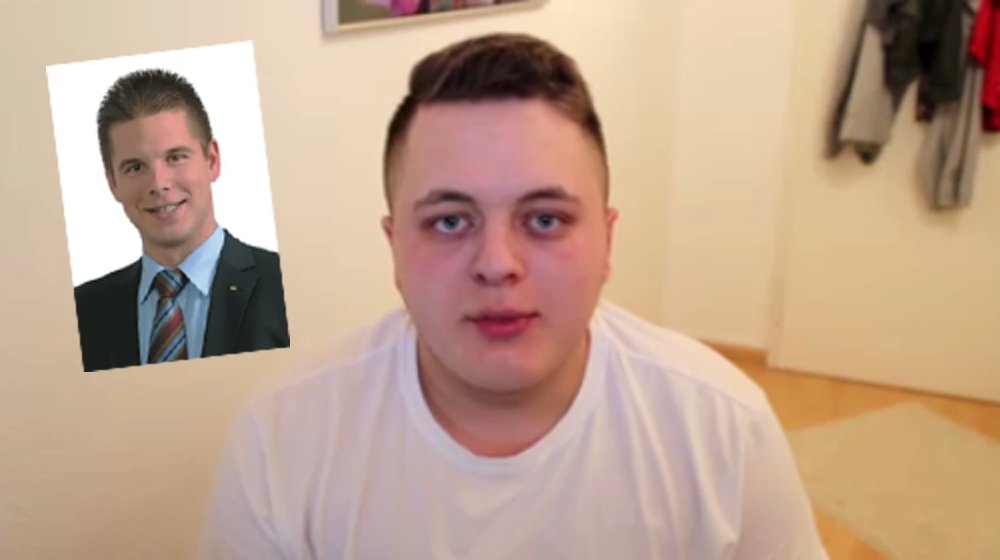 watson_news's tweet photo. Video schlägt ein wie Bombe: Facebook-Star #Bendrit Bajra nennt SVP-Politiker einen «Nazi» 😈 https://t.co/dVmCudl01K https://t.co/tIghpDkuIB