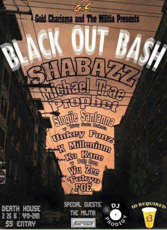 Michael_trae's tweet photo. Come turnup with GOLDCHARISMA  
5$ at the door 
3$ keg/ jungle juice cups
Bring IDS 
Come support local talent #GOLD https://t.co/pDwmQmlKor
