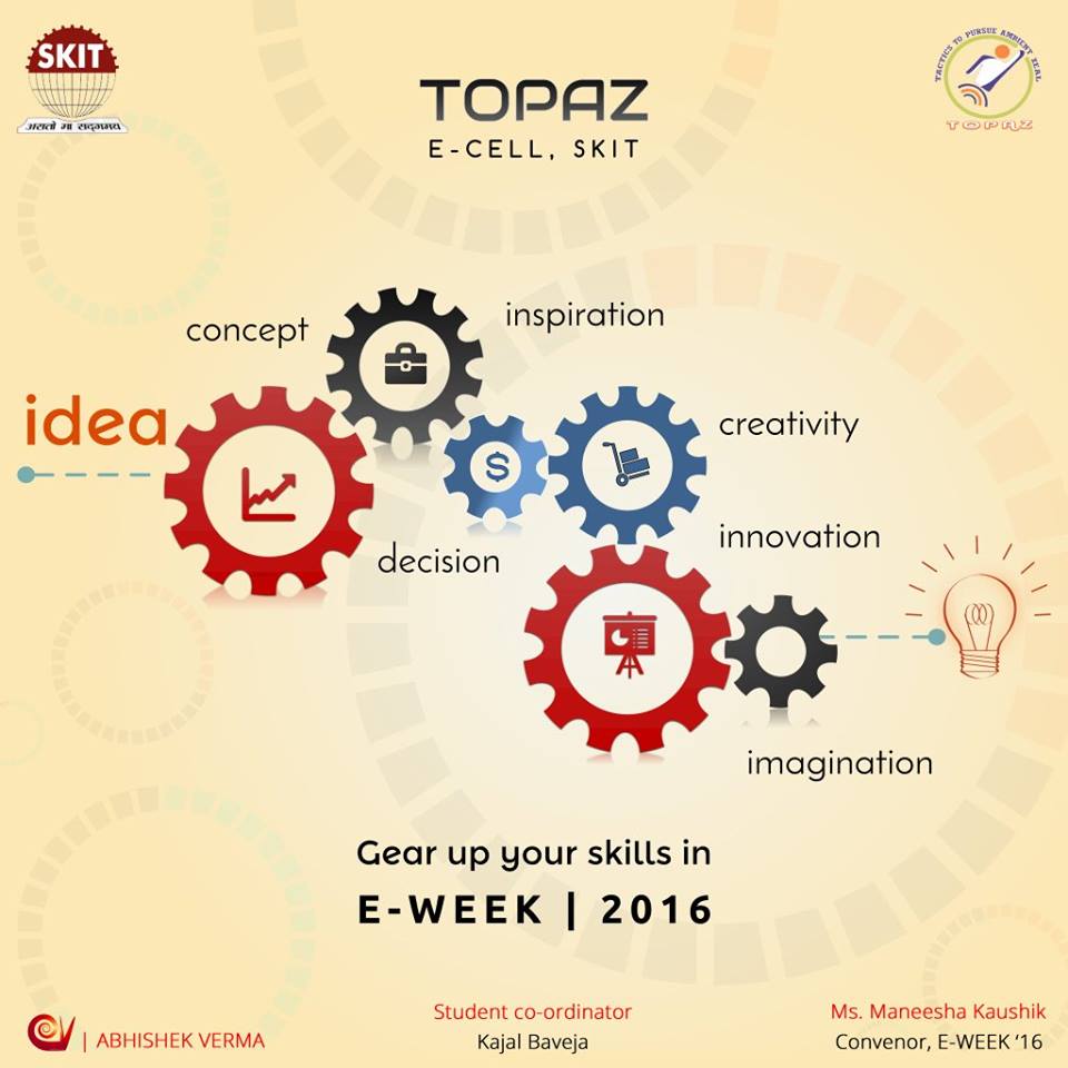 tushar12177's tweet photo. gear yourself for eweek2K16 #topazskit #nenindia #eweek2016 @topazskit @nenindia https://t.co/r0b3lM1B6W