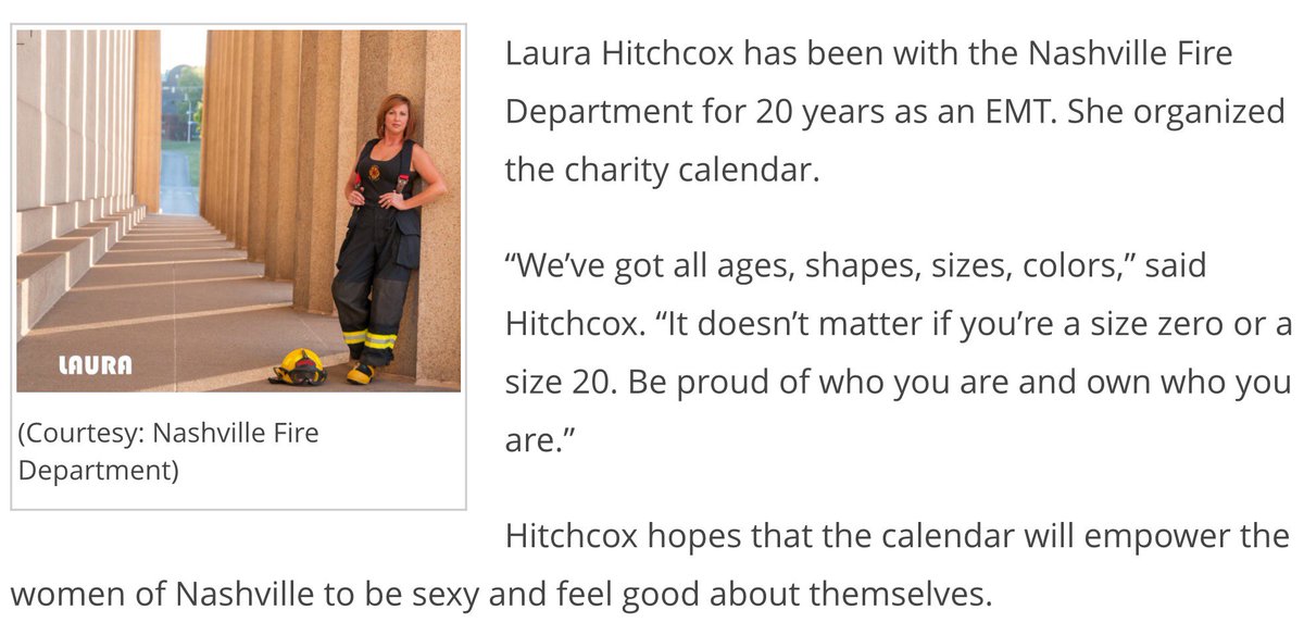 FDNYWomen's tweet photo. Women of @NashvilleFD 1st charity calendar #CampPhoenix #Box55 #WomenInFIREandEMS https://t.co/Iy46WDrRo0 via WKRN https://t.co/cuzbKvXxPF