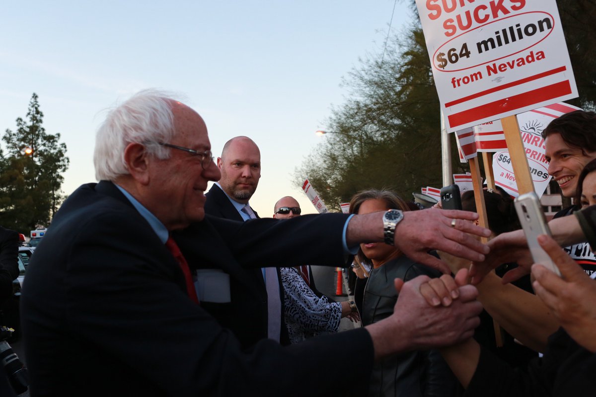BernieSanders's tweet image. I am proud to stand with Culinary 226 in their fight for a better union health care contract!