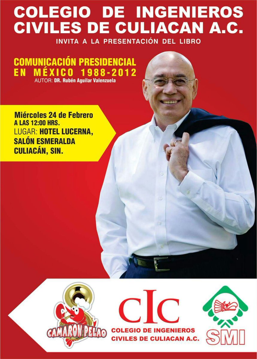 Nos vemos este miércoles 24 de febrero <a href="/RubenAguilar/">Rubén Aguilar V.</a> <a href="/sergiomario1/">Sergiomario1</a> <a href="/OscarGuerrero/">Oscar Guerrero</a> <a href="/IngAaronFragozo/">Aaron Fragozo</a> <a href="/RosaElenaMillan/">Rosa Elena Millán</a>