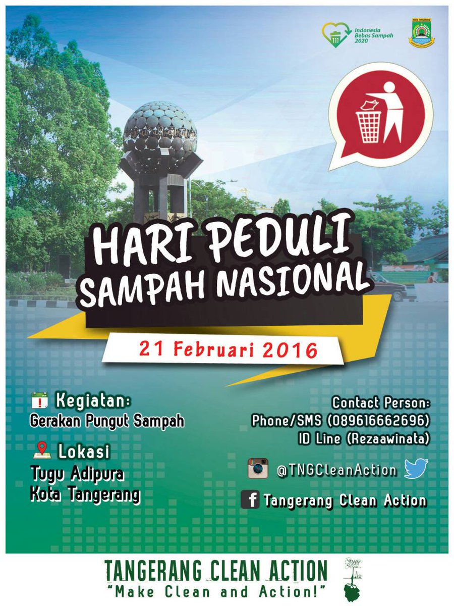 Yuk gabung Gerakan Pungut Sampah #BebasSampahID