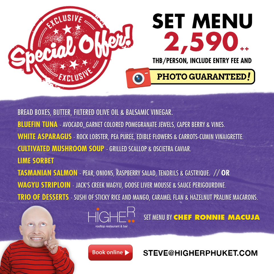 Higherphuket's tweet photo. 5th of March Higher presents party like you haven't seen before! "Oh Behave" with Verne Troyer aka mini me! https://t.co/EwAvkkYDGK