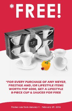 worldclassPH's tweet image. Buy Meyer, Prestige and Lifestyle cookwares and enjoy your tea time with 8pc-lifestyle cup and saucer!