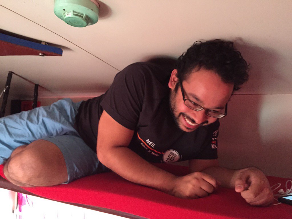 Daffy_doc's tweet photo. @neildsouz like to squeeze into the upper deck @Wurlee_545 #RidetoRaise https://t.co/LPHVGXiO0T
