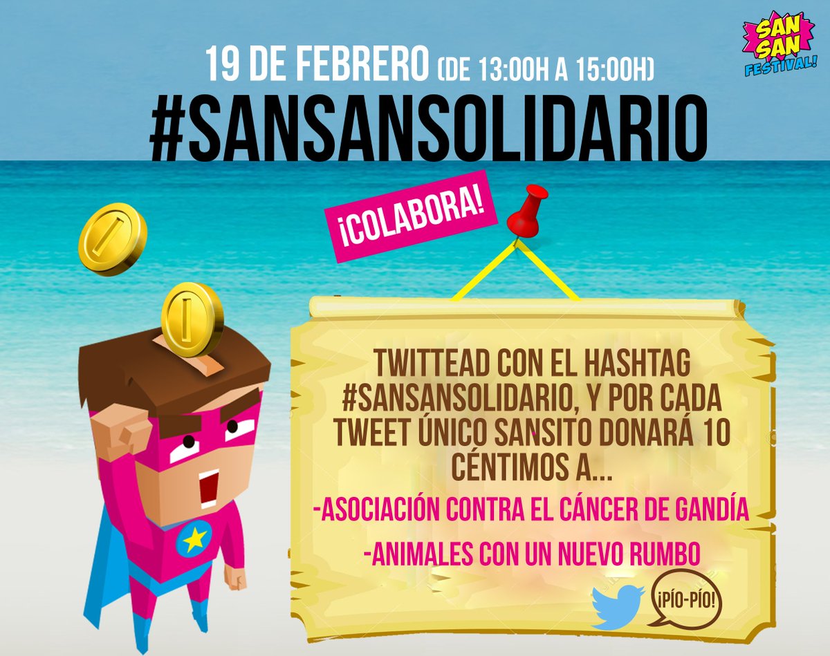 SanSanFestival's tweet image. .@SanSanFestival se solidariza con la campaña #SanSanSolidario a favor de @aeccgandia1 y @acunrorg. ¡GRACIAS!