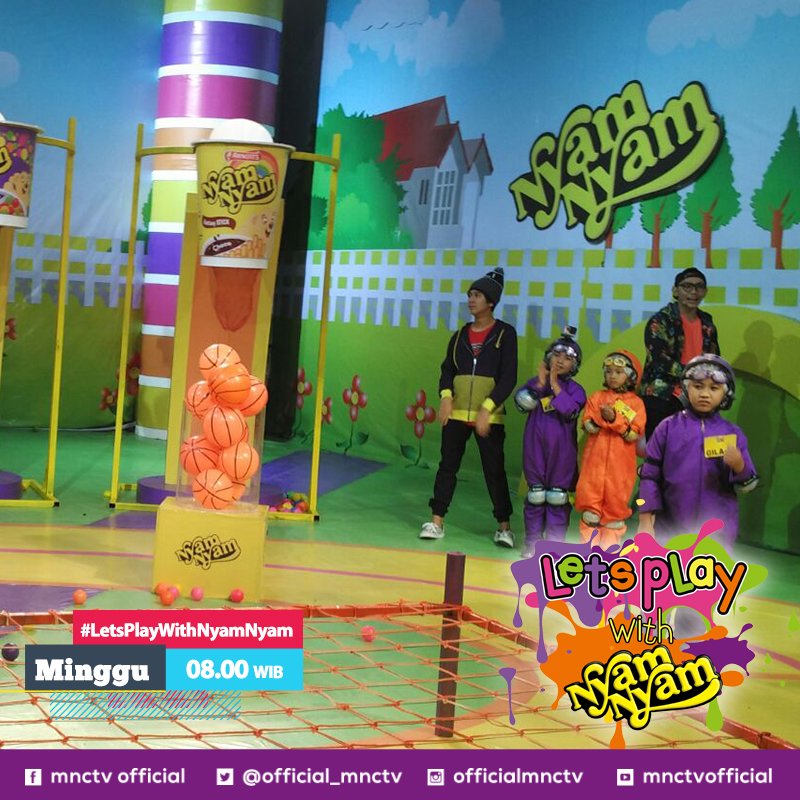 Letsplay_MNCTV's tweet photo. .@CJRisCJR siap mengajakmu bermain lagi! Yuk jangan lupa staytune di #LetsPlayWithNyamNyam minggu pkl8.00! https://t.co/SSWCnqWiuR