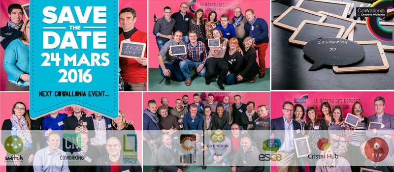 L'événement annuel de réseautage des coworkers @cowallonia approche! #coworking #cantwait