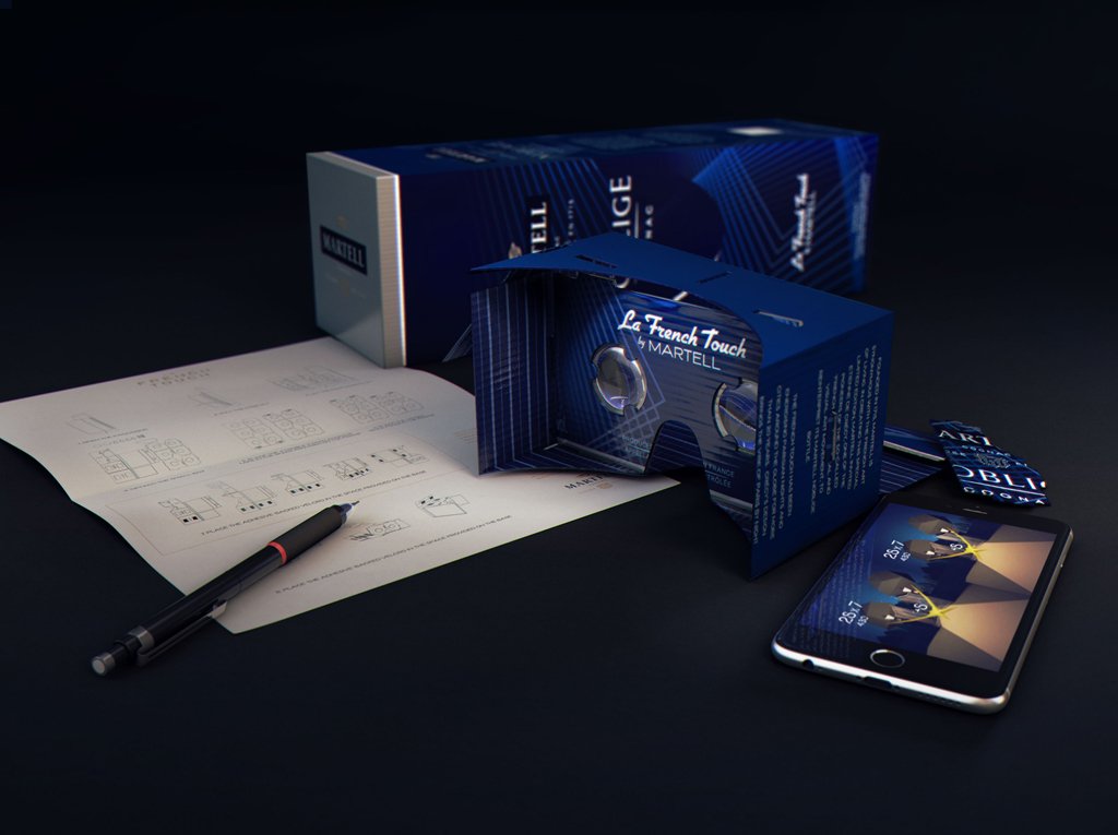 AKQA's tweet image. Introducing Martell #LaFrenchTouch – packaging that transforms into your personal VR headset lafrenchtouch.martell.com