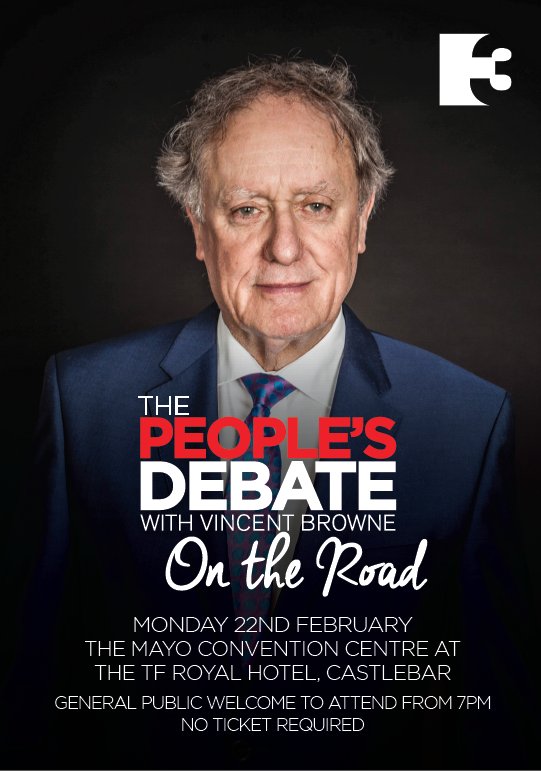 Peoples_Debate's tweet photo. The final constituency- MAYO. @ConventionMayo this Mon (22nd). Doors 6.45PM. Everyone welcome to attend #vinb https://t.co/NxPKEz0R1h
