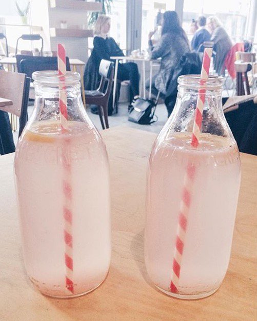 HenRestaurant's tweet photo. Our #pinklemonades bonding. #brighton #homemade #pinklemonade https://t.co/7TYI36qkME