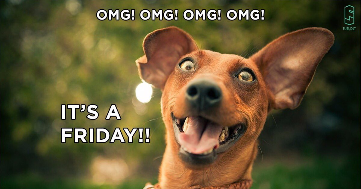 fueljolt's tweet photo. Well well, look what finally decided to show up. Hello #Friday! #FunnyFridays
#EDM #Events #Fueljolt #Party #Dance https://t.co/cWzhNLcG6f