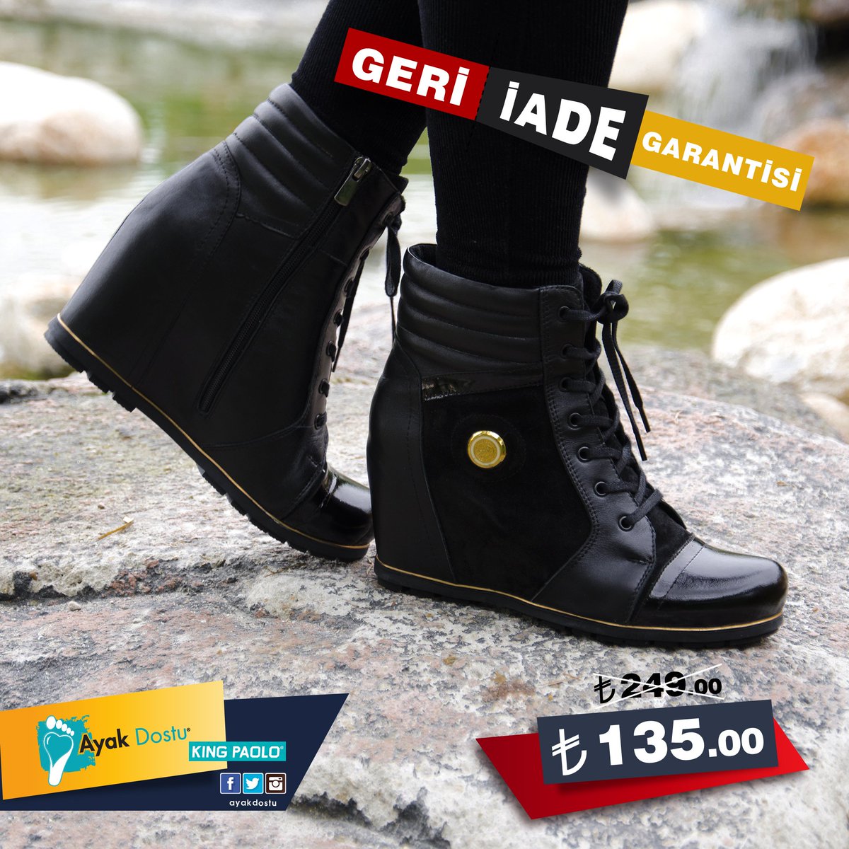 Kadın Ayakkabı, Bot, Siyah
Hızlı Alışveriş; goo.gl/xllw9l
#ayakdostu #ayakkabı #bot #kadın #indirim