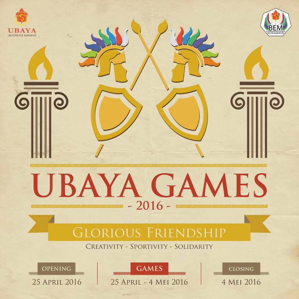 DPM_FT_Ubaya's tweet photo. UBAYA GAMES 2016 https://t.co/kJ8yCU8bpQ