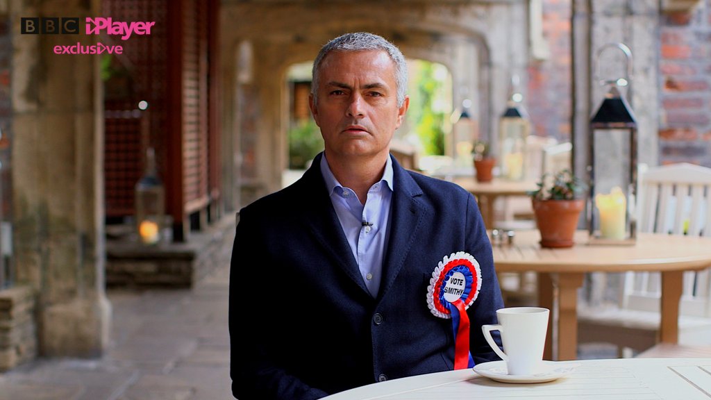 BBCiPlayer's tweet photo. Mourinho reveals who he's 'backing' to become the next 'FIFA president' https://t.co/ACzoKQB1O9 #VoteSmithy ⚽️ https://t.co/qOtlKlD3ZP