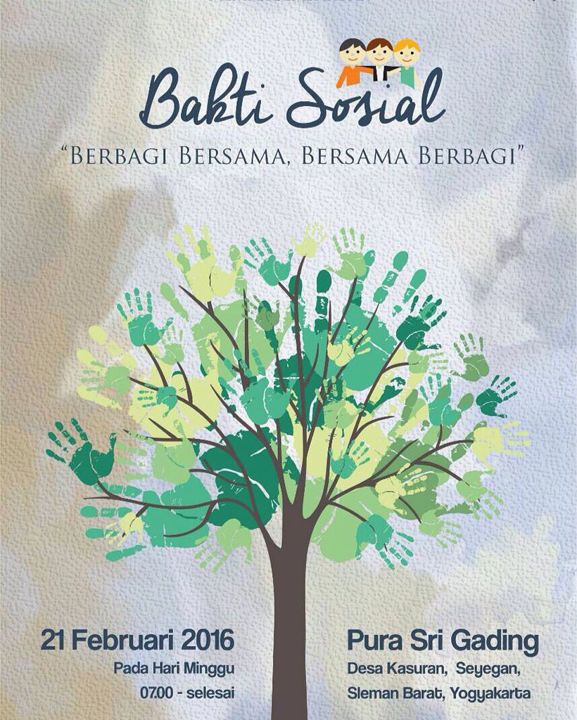 Om swastyastu
Mohon doa &amp; partisipasi dari kakak2 dan teman2 agar acara ini berjalan lancar dan sukses 🙏