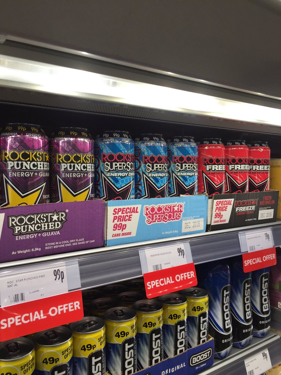LocalReading's tweet image. New range of @RockStarDrink91 now in store @BroadStreetMall @TeamMyLocal #mylocal @MGcomment @Rockstar_Drink